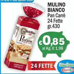Primo Prezzo Mulino Bianco Pan Carrè offerta