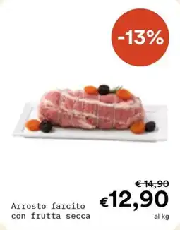 Borello Supermercati Arrosto farcito con frutta secca offerta