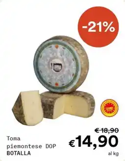 Borello Supermercati Toma piemontese DOP BOTALLA offerta