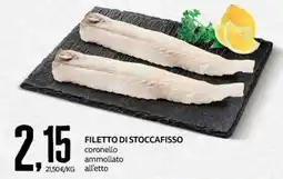 PRO7 Supermercati Filetto di stoccafisso coronello offerta