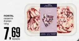 PRO7 Supermercati Fiorital carpaccio di polpo offerta