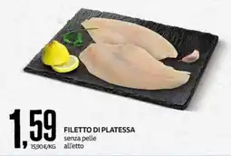 PRO7 Supermercati Filetto di platea senza pelle offerta