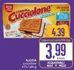 PRO7 Supermercati Algida cucciolone classico offerta