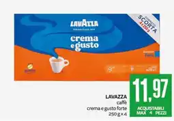 PRO7 Supermercati Lavazza caffè crema e gusto forte offerta