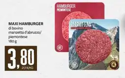 PRO7 Supermercati Maxi hamburger manzetta d’abruzzo/piemontese offerta