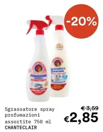 Sgrassatore spray profumazioni assortite CHANTECLAIR