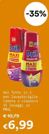 Borello Supermercati Gel Tutto in 1 per lavastoviglie PRIL offerta