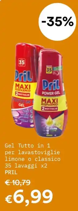 Gel Tutto in 1 per lavastoviglie PRIL