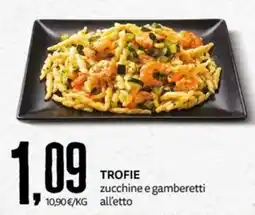 PRO7 Supermercati TROFIE zucchine e gamberetti offerta