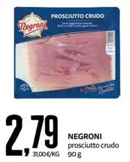 PRO7 Supermercati Negroni prosciutto crudo offerta