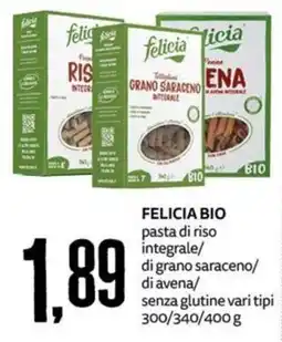 PRO7 Supermercati Felicia Bio pasta di riso integrale offerta