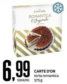 PRO7 Supermercati Carte d'or torta romantica offerta