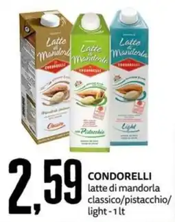 PRO7 Supermercati Latte di mandorla Condorelli offerta