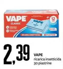 PRO7 Supermercati Vape ricarica insetticida offerta