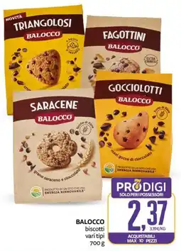 PRO7 Supermercati Balocco biscotti vari tipi offerta