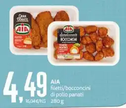 PRO7 Supermercati AIA filetti/bocconcini di pollo panati offerta