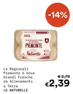 Borello Supermercati Uova Piemonte Le Naturelle offerta