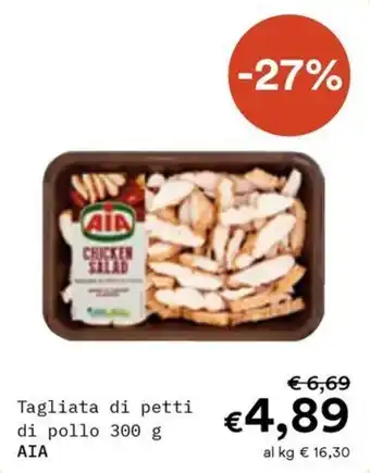 Borello Supermercati Tagliata di petti di pollo AIA offerta