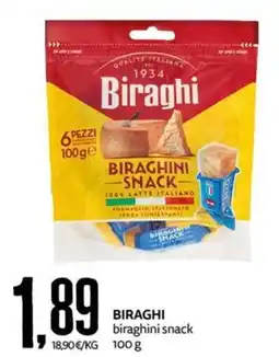 PRO7 Supermercati Biraghi biraghini snack offerta