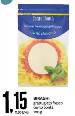 PRO7 Supermercati Biraghi grattugiato fresco cento bontà offerta