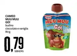 PRO7 Supermercati Cameo Muu Muu Go! budino cioccolato e vaniglia offerta