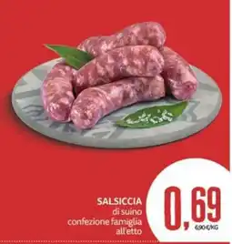 PRO7 Supermercati Salsiccia di suino offerta