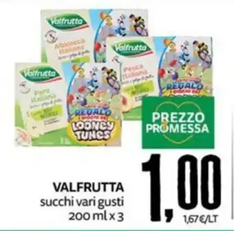 PRO7 Supermercati Valfrutta succhi vari gusti offerta