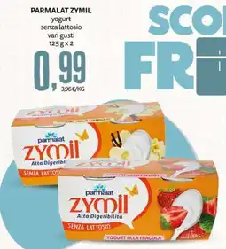 PRO7 Supermercati Parmalat Zymil yogurt senza lattosio offerta