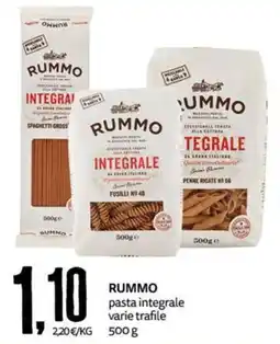 PRO7 Supermercati Rummo pasta integrale offerta