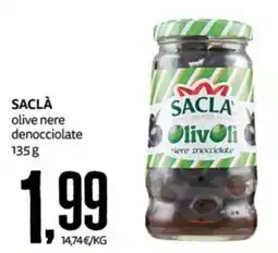 PRO7 Supermercati Sacla olive nere denocciolate offerta