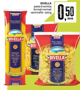 PRO7 Supermercati Divella pasta di semola offerta