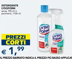 Esselunga Detergente Lysoform offerta
