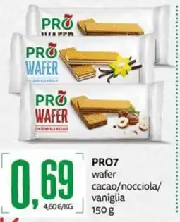 PRO7 Supermercati PRO7 wafer offerta