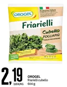 PRO7 Supermercati Orogel friarielli cubello offerta