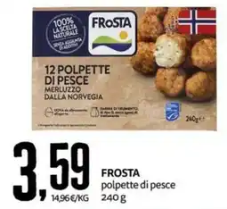 PRO7 Supermercati Frosta polpette di pesce offerta