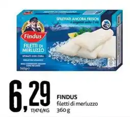 PRO7 Supermercati Findus filetti di merluzzo offerta