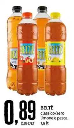 PRO7 Supermercati Beltè classico/zero limone e pesca offerta