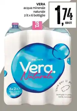 PRO7 Supermercati Vera acqua minerale naturale offerta
