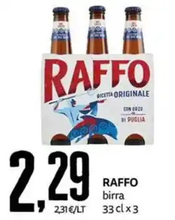 PRO7 Supermercati Raffo birra offerta