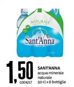 PRO7 Supermercati Sant'Anna acqua minerale naturale offerta