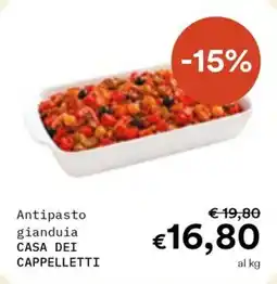 Borello Supermercati Antipasto gianduia Casa dei Cappelletti offerta