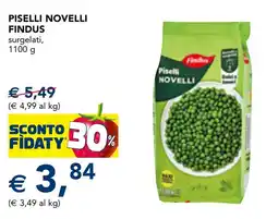Esselunga Piselli Novelli Findus offerta