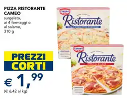 Esselunga Pizza ristorante Cameo offerta