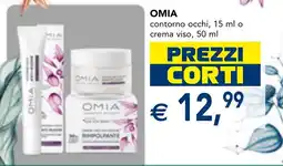 Esselunga Omia contorno occhi o crema viso offerta