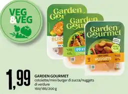 PRO7 Supermercati Garden Gourmet cotolette/mini burger di zucca/nuggets di verdure offerta