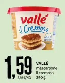 PRO7 Supermercati Vallé mascarpone il cremoso offerta