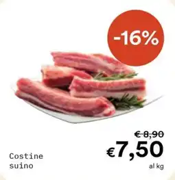 Borello Supermercati Costine suino offerta