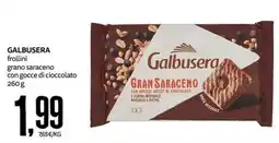 PRO7 Supermercati Galbusera frollini grano saraceno offerta