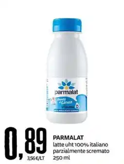 PRO7 Supermercati Parmalat latte uht 100% italiano parzialmente scremato offerta