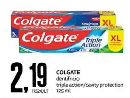 PRO7 Supermercati Colgate dentifricio triple action/cavity protection offerta